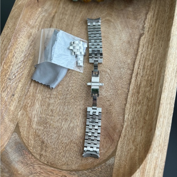 Michele 20mm SS 5 Link Watch Band - Picture 5 of 5